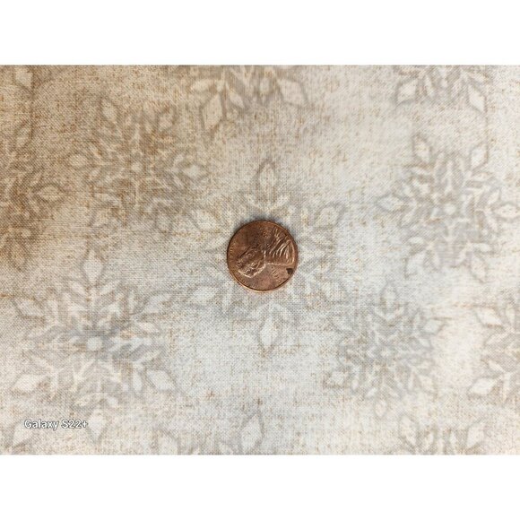Winter Snowflake Pattern Fabric For Quilting & Crafts half yard - Picture 4 of 10
